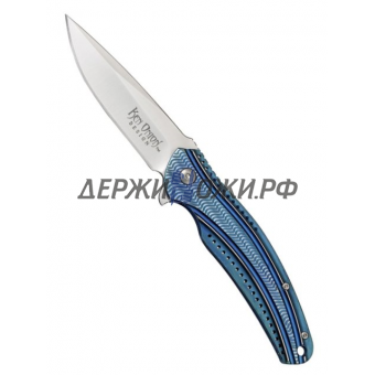 Нож Ripple Blue Stainless CRKT складной CR/K405BXP