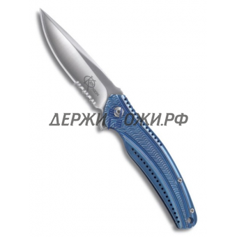 Нож Ripple Blue Stainless Combo CRKT складной CR/K405BXS