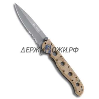 Нож Kit Carson M16 Combo Spear Point Desert Camo GRN CRKT складной CR/M16-13ZM