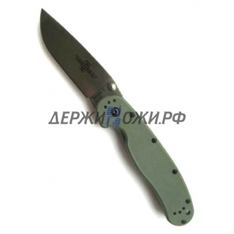 Нож RAT-1 Limited Edition Olve Drab Handle, D2 Ontario складной ONT/8867OD