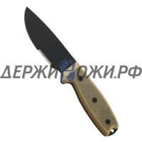 Нож RAT-3 Serrated - Black Sheath Ontario ONT/8631