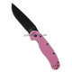 Нож RAT-1 Black Blade Pink Handle Ontario складной ONT/8866