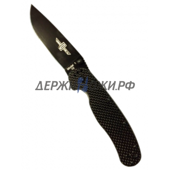 Нож RAT-1 Limited Edition Black Blade Carbon Fiber Handle D2 Steel Ontario складной ONT/8868CF