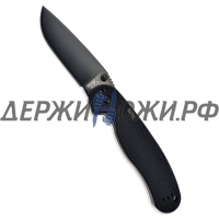 Нож RAT-1A Assisted Black Blade Black G10 Handle Ontario складной полуавтоматический ONT/8871