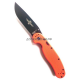 Нож RAT-1A Assisted Black Blade Orange G10 Handle Ontario складной полуавтоматический ONT/8871OR 