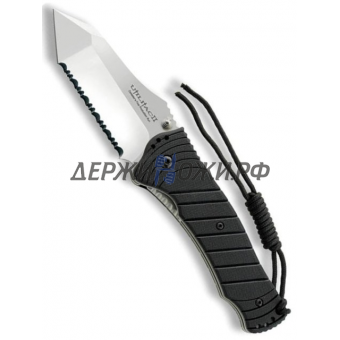Нож Joe Pardue Utilitac II Satin JPT-4S Tanto Serrated Ontario складной ONT/8917