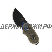 Нож Little Bird w/ Glass Breaker - Black Micarta Ontario ONT/9413BM