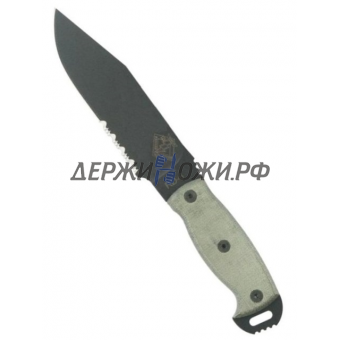 Нож RD6 Ready Detachment 6" Black Micarta Combo Ontario ONT/9416BMSR