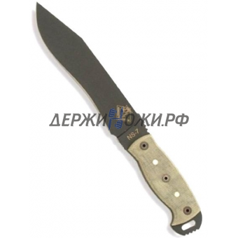 Нож Night Stalker 7 Black Micarta Ontario ONT/9421BMFR