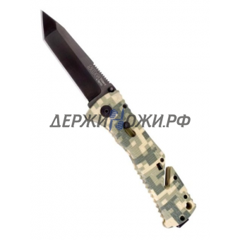 Нож  Trident Tanto Combo Black TiNi SOG складной SG/TF-11