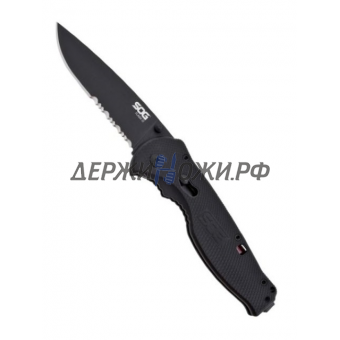 Нож Flash II Combo Black TiNi SOG складной SG/TFSA-98