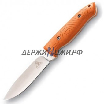 Нож с фиксированным клинком Lone Wolf Hunter Orange