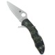Нож Delica 4 Satin VG-10 Blade Zome Green FRN Handle Spyderco складной 11ZFPGR 