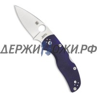 Нож Native 5 CPM S110V Blade Dark Blue G-10 Spyderco складной 41GPDBL5
