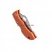 Нож ManBug HAP40 Laminated SUS 410 Sprint Run Lightweight Burnt Orange FRN Spyderco складной MBORPE