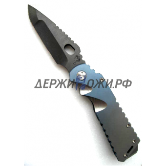 Нож Arktika Black D2 Blade Blue Muted Fade Titanium Medford складной MF/Arktika PVD-FL/BL