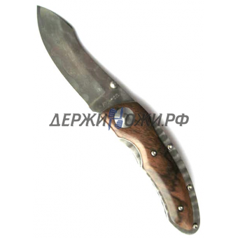 Нож Kagemusha NJ35 Damascus Circassian Walnut Katz складной KZ/NJ-35/DM