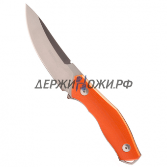 Нож C.U.T Fix Orange Stonewash Black Leather Fantoni FAN/CUTFxSwOrLBk