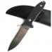 Нож HB Fixed Stonewash Blade Black Leather Sheath Fantoni FAN/HBFxSwBkLBk