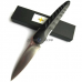 Нож HIKARI-MEMOTEK Tactical Mino Kami ATS34 Ebony Wood Hikari складной HK/104L34SEB