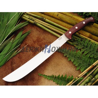 Нож Bark River Golok модель Upswept Maroon Linen Micarta