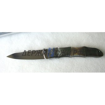 Нож складной G.SAKAI "Bamboo", черный перламутр.