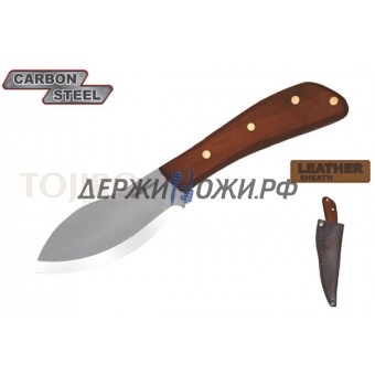 Нож CONDOR TOOL CTK230-4HC NESSMUK KNIFE ; Рукоять дерево Ножны Кожа