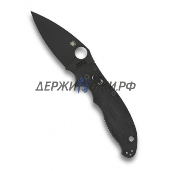 Нож Manix 2 Black Spyderco складной 101GPBBK2