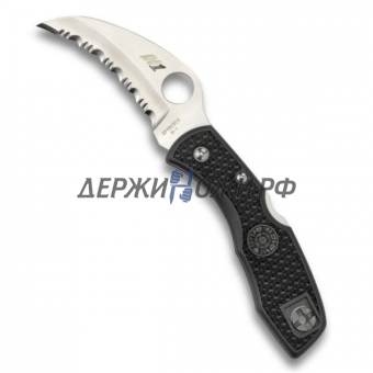 Нож Tasman Serrated Spyderco складной 106SBK