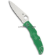 Нож Endura Flat Ground Green Spyderco складной 10FPGR