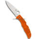 Нож Endura 4 Flat Ground Orange Spyderco складной 10FPOR