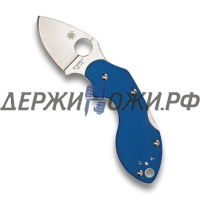 Нож Lava Blue Spyderco складной 110GPBL