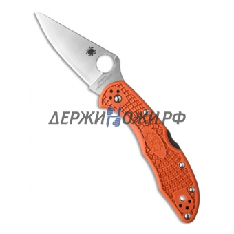 Нож Delica 4 Lightweight Burnt Orange Spyderco складной 11FPBORE