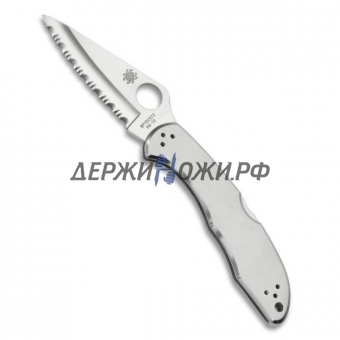 Нож Delica 2 Serrated Spyderco складной 11S