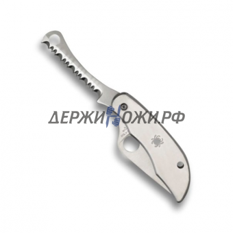 Нож ClipiTools Plaine/Serrated Blades Spyderco складной 176P&S