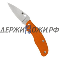 Нож Spy-DK Slip-Joint Orange Spyderco складной 179POR