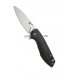 Нож Positron Carbon Fiber Plain Blade Spyderco складной 195CFP
