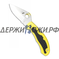 Нож Snap-It Salt Knife Yellow FRN Spyderco складной 26PYL