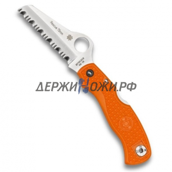 Нож Rescue 79 mm Orange Spyderco складной  45SOR