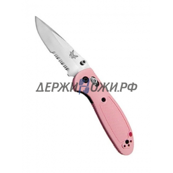 Нож Mini Griptilian Combo Pink Benchmade складной BM556S-PNK