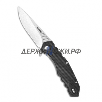 Нож Ruger Follow-Through Flipper Compact Stonewashed CRKT складной CRR1703
